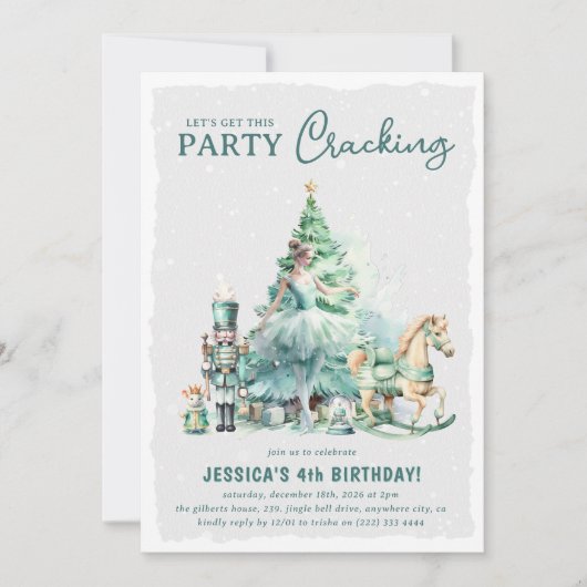 Krijg dit feest Cracking Christmas Kids Verjaardag Kaart (Voorkant)