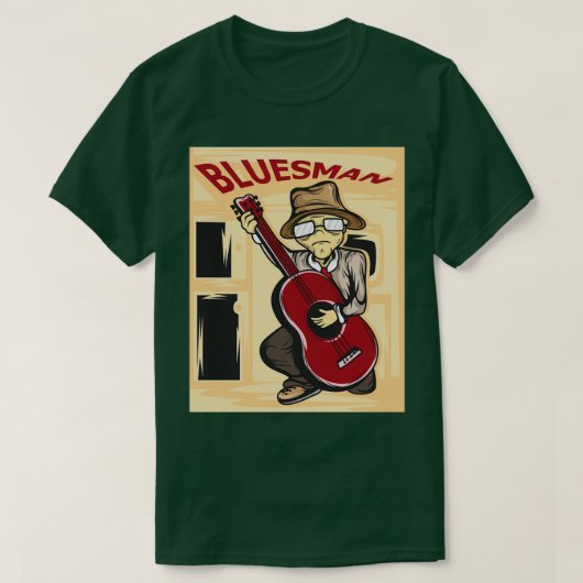Krijg dit unieke Gezegde Blues Man Desi T-shirt (Design voorkant)