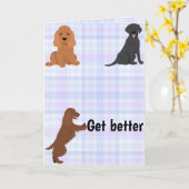 Krijg een betere hond kaart (Gele Bloem)