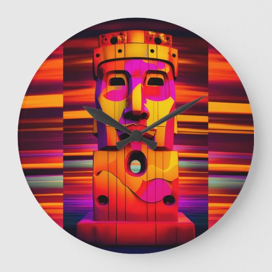 Krijg een God's Eye Uitzicht - Ken Gage Art Grote Klok (Voorkant)