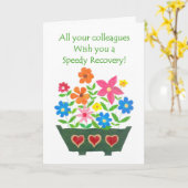 Krijg een goede Kaart van collega’s (Gele Bloem)