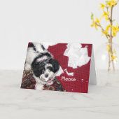 Krijg een goede puppy. kaart (Gele Bloem)