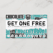 krijg een gratis BEVROREN YOGHURT Klantenkaartje (Voorkant)