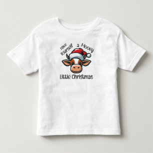 Krijg een leuk klein Kerstmis met koeien Kinder Shirts
