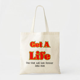 KRIJG EEN LEVEN - Johannes 10:28 Tote Bag