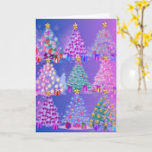 Krijg een mooie kerstgroet kaart (Gele Bloem)