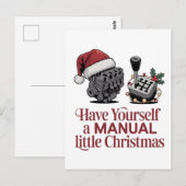 Krijg een vrolijk Kerstfeest monteur Briefkaart (Voorkant / Achterkant)