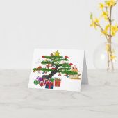 Krijg een Zen Kerst! Kaart (Gele Bloem)