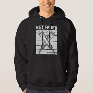 Krijg Faded Barbershop Berber Haarstylist Barber Hoodie