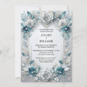 Krijg Fancy Metaal Glam Glanzend Hoogwaardig Zilve Kaart (Voorkant)