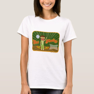 Krijg Funky Disco  Sock Monkey karakter T-shirt