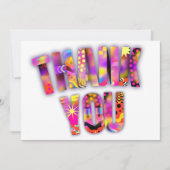 KRIJG FUNKY FONT BEDANKKAART (Voorkant)