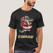 Krijg Gator Ed Up Alligator Kerstmis T-shirt (Voorkant)