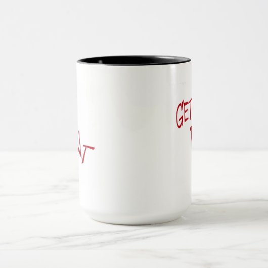 Krijg gebogen Mok (Midden)