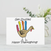 Krijg gekwetst kaart (Staand voorkant)