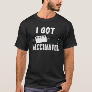 Krijg gevaccineerd Pro vaccin kreeg vaccinatie ret T-shirt