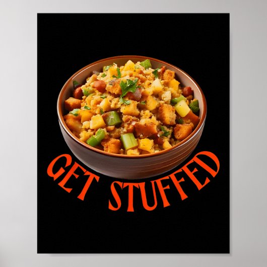 Krijg Gevulde Thanksgiving Vulling Poster (Voorkant)
