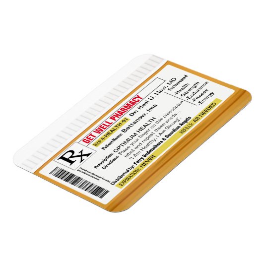 Krijg gezond krijgen krijgt Sterk Voorgeschreven E Magneet (Linkerzijde)