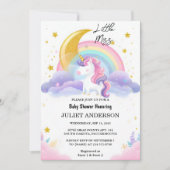 Krijg Glow Space Royal Pony Unicorn Baby Meisje Do Kaart (Voorkant)