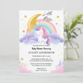 Krijg Glow Space Royal Pony Unicorn Baby Meisje Do Kaart (Staand voorkant)