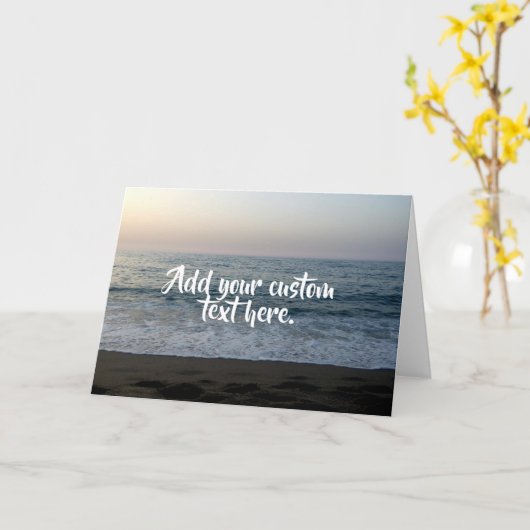 Krijg goed aangepaste tekst kaart (Gele Bloem)