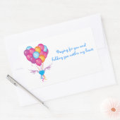 Krijg goed: Bidden voor je Rechthoekige Sticker (Envelop)