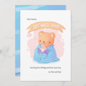 Krijg goed Binnenkort Beer Kaart (Voorkant / Achterkant)