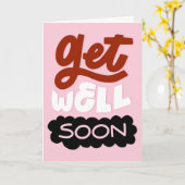 Krijg goed Binnenkort Moderne Kleurrijke Typografi Kaart (Gele Bloem)