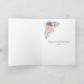 Krijg goed Binnenkort Pioen Roos Paarse Kaart (Binnen)