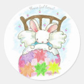 Krijg goed Bunny sticker label (Voorkant)