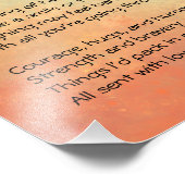 Krijg goed gedicht foto afdruk (Hoek)