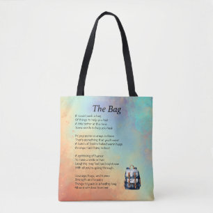Krijg goed gedicht tote bag