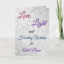 Krijg goed genezende wensen groet kaart