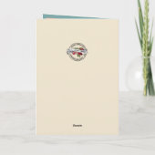 Krijg goed gezondheid Religieus gebed Peach Floral Kaart (Achterkant)