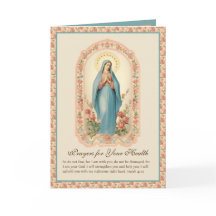 Krijg goed gezondheid Religieus gebed Peach Floral