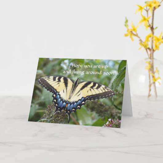 Krijg goed het Begroeten Kaart (Gele Bloem)