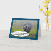 Krijg goed Humor Kaart (Gele Bloem)