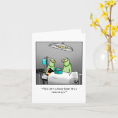 Krijg goed Humor Wenskaart Kaart (Gele Bloem)