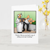 Krijg goed Humor Wenskaart Kaart (Gele Bloem)