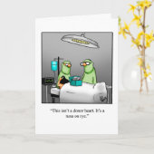 Krijg goed Humor Wenskaart Kaart (Gele Bloem)