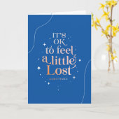 Krijg goed kaart citaat Het is ok om een beetje ve (Gele Bloem)