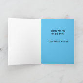 Krijg goed kaart grappige eend (Binnen)