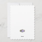 Krijg goed kaart, paard, Schrift Feestdagenkaart (Achterkant)