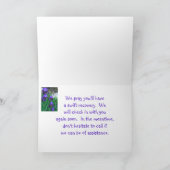 KRIJG GOED / PAARSE IRISSEN, "JE BENT IN ONZE GEDA KAART (Binnen)