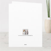 Krijg goed schattige hond shihtzu slapen hart schi kaart (Achterkant)