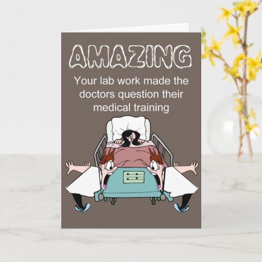 Krijg goed schok kaart (Gele Bloem)