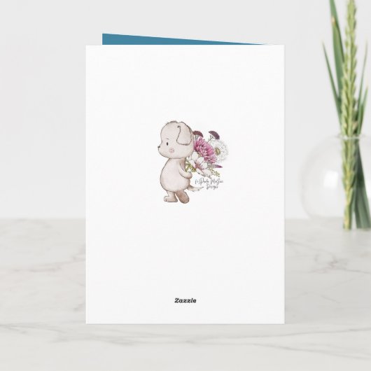 "KRIJG GOED SNEL" DOG MET PET IN DE OUDE AUTO-WATE KAART (Achterkant)