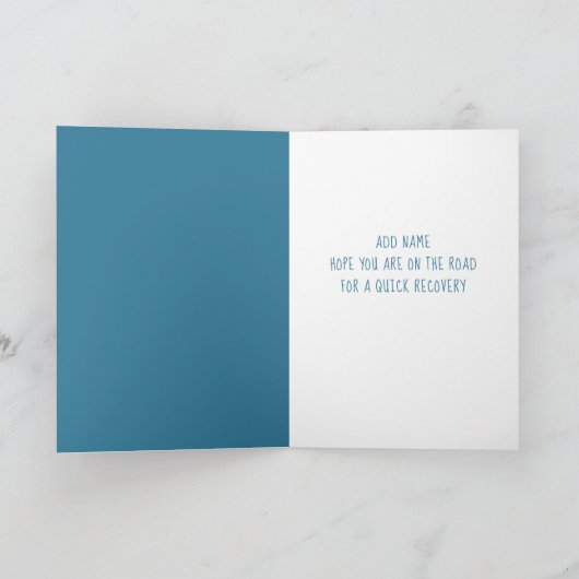 "KRIJG GOED SNEL" DOG MET PET IN DE OUDE AUTO-WATE KAART (Binnen)