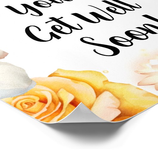 Krijg goed snel poster (Hoek)