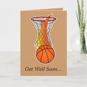 Krijg goed van basketbalteam kaart